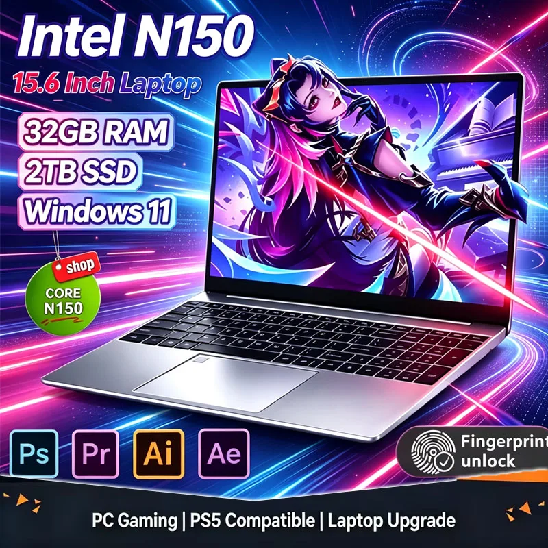 2026 New 15.6' Intel N150 Wind - đánh giá và giá Ddr4 32Gb