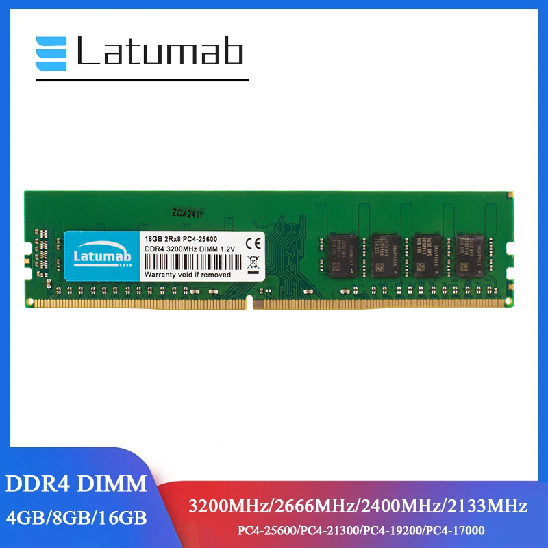 Latumab RAM DDR4 Desktop Memor - đánh giá và giá Ddr4 3200Mhz