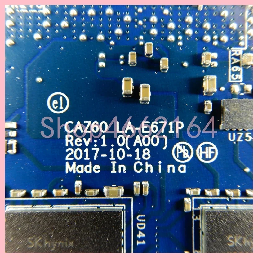 LA-E671P With i5-8250U i7-8550 - đánh giá và giá Ddr4 8Gb