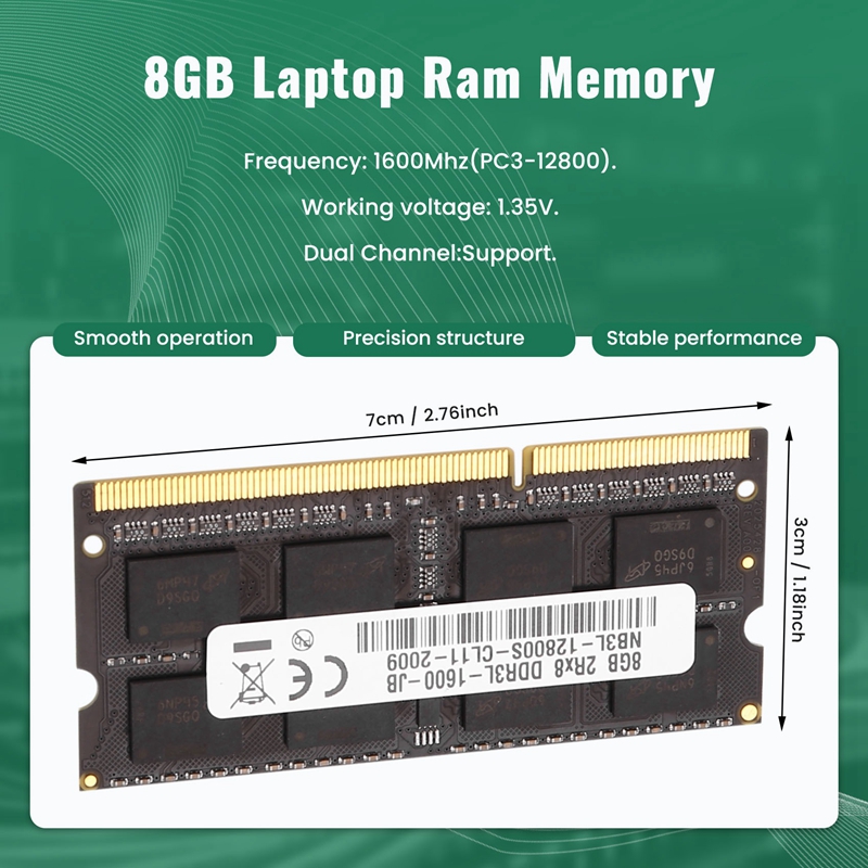 DDR3 8GB Laptop Ram Memory 160 - đánh giá và giá Ddr3 8Gb